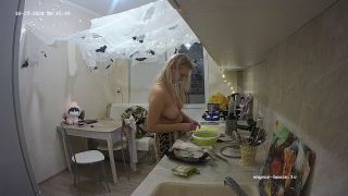 Tatiana Cooking Topless 2024-10-29 720P - Voyeur-6