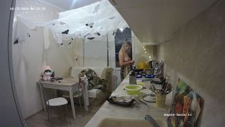 Tatiana Cooking Topless 2024-10-29 720P - Voyeur-7