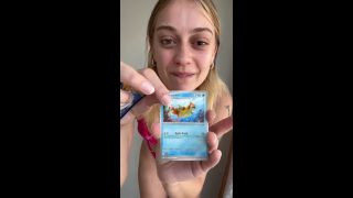 SpideyAva - Ripping Pokemon cards and showing off my bush - Day 11-7