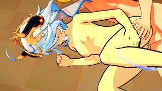 60Fps Horny Furina really wants her tight pussy filled with hot cum - Genshin Impact-8