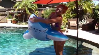 Custom Fetish - Farrah s Inflatable Fun in the Pool - Fetish-6