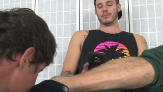 free porn clip 25 Dalton's Smelly Gym Feet Worshiped - Full Video - Extended Cut on feet porn sensual foot fetish-6