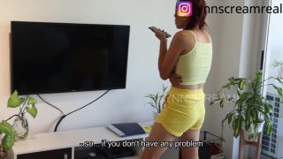 Empleada De Limpieza Engaa A Su Novio Con El Jefe En Su Hora Extra  LynnScream 1080p-1