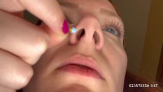 Evelyn Jade - Tiny date gets lost in giantess nose (Fetish porn)-0