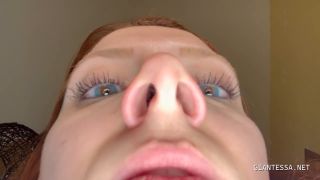 Evelyn Jade - Tiny date gets lost in giantess nose (Fetish porn)-3