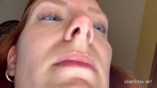 Evelyn Jade - Tiny date gets lost in giantess nose (Fetish porn)-6