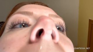Evelyn Jade - Tiny date gets lost in giantess nose (Fetish porn)-8