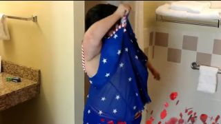 ﻿Sexy BBW Shower Masturbator - PREVIEW (Femdom porn)-1