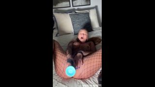  skylarmaexo onlyfans leak Skylarmaexo Teases with Pantyhose Dildo Fucking in  Video Skylarmaexo-6