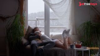 Winter Brings Us Closer Together. Kisses, Hugs and Passionate Sex-1