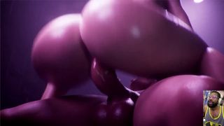 L6RD7BLU3 - Large Cock Ciri Fucks A Tight Futa Ass Hole, Bald Pussy Emma Frost Rides Futa Cock Magik-7