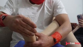 My lovely girlfriend always asks me to relax her legs  ASMR  Massage  Relaxation-8