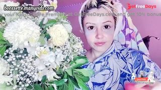 [GetFreeDays.com] After the shower a mask  skincare  blonde  bangs  short hair  cute  fresh  towel  flowers Adult Leak July 2023-6