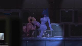 studiouwu - BUSTY BLONDIE SAMUS ARAM SUCKING A FUTANARI DICK - ZETRIA-9