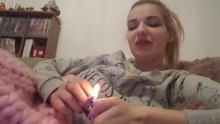 adult clip 34 latex fetish clothing Bad Dolly – Smoking a Joint Watching Tv, joi on fetish porn-9