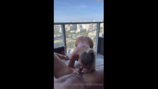 Scarlettkissesxo Scarlettkissesxo - Balcony Bj-2