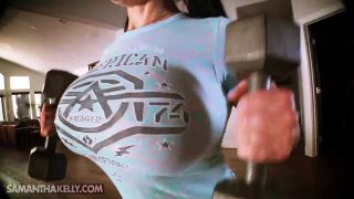 Samantha Kelly – Rapid Fire Pec Flex Biceps - (MILF porn)-1