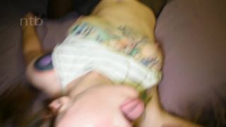 Hubby to clean his bigass wife creampie-0