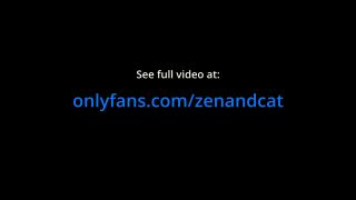 Cat_on_show,Zen and Cat - REAL COUPLE sensual HAIRY PUSSY fuck. BIG CUM all over her body and thick bush.-3