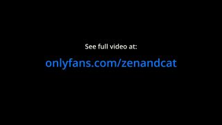 Cat_on_show,Zen and Cat - REAL COUPLE sensual HAIRY PUSSY fuck. BIG CUM all over her body and thick bush.-5