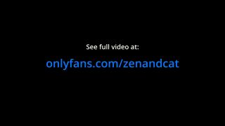Cat_on_show,Zen and Cat - REAL COUPLE sensual HAIRY PUSSY fuck. BIG CUM all over her body and thick bush.-7