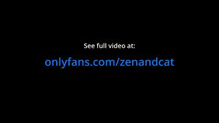 Cat_on_show,Zen and Cat - REAL COUPLE sensual HAIRY PUSSY fuck. BIG CUM all over her body and thick bush.-8