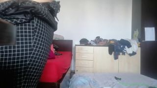 Hermina - Amateur wife has fun trying on clothes and cutting them off. Amateur wife dances naked around the ho-4