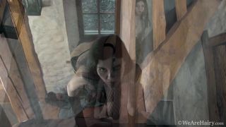 7180 Maia - Green Hat Grey Coat - HD - Hairy-6