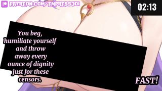 EmpressJOI - 4 Minute Challenge: The Beta Censored Humiliation (femdom, feet, humiliation)-0