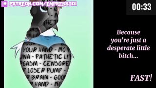 EmpressJOI - 4 Minute Challenge: The Beta Censored Humiliation (femdom, feet, humiliation)-7
