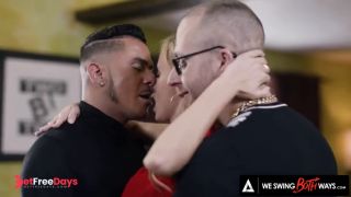 Wild Bisexual Threesome with Pristine Edge and Two Coworkers-3