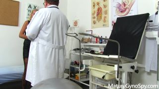 Medical Slut Eliss Fire Caught on her Kinky Gyno Exam by Filthy Gynecologist - Medical fetish-0