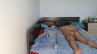 Muceas - Amateur couple passionate sex in the bedroom. Erotic massage with oil on the body.-9