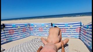 Laluna-love - Amateur in public. Little pussy Laluna gets fucked hard on the beach.-0