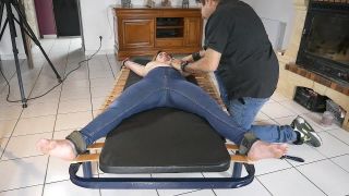 online clip 18 roselip femdom fetish porn | Sindy Is Tickled Topless Till She Pees Her Pants | submissive-8