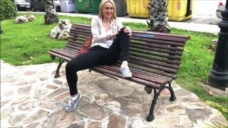 Ivy RosesCum Soaked Leggings In Public-6