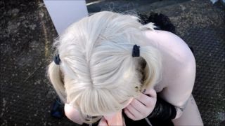 ManyVids presents SageGrey – Amane Misa Outdoor Blowjob bbw -8