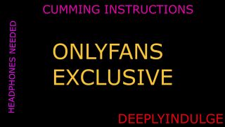 Verified Amateurs cumming instrucrions listen to my voice and do as your told (audioroleplay) dirty nasty talking-2