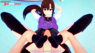 POV Hentai Footjob from All Girls from Strike The-2