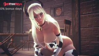 [GetFreeDays.com] Slutty Blonde With Huge Tits Dresses Up Like A Cow And Rides You Fantasy Cosplay Sex Video February 2023-7