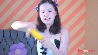 Now I understand why minions like bananas so much, fingering my tight pussy is not enough for me-4
