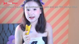 Now I understand why minions like bananas so much, fingering my tight pussy is not enough for me-8