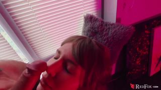 Red FoxBlonde Sloppy Blowjob Cock Step Brother After Reading Romance-8