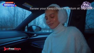 [GetFreeDays.com] Slutty Schoolgirl Sucks Stranger in Car Adult Video March 2023-1