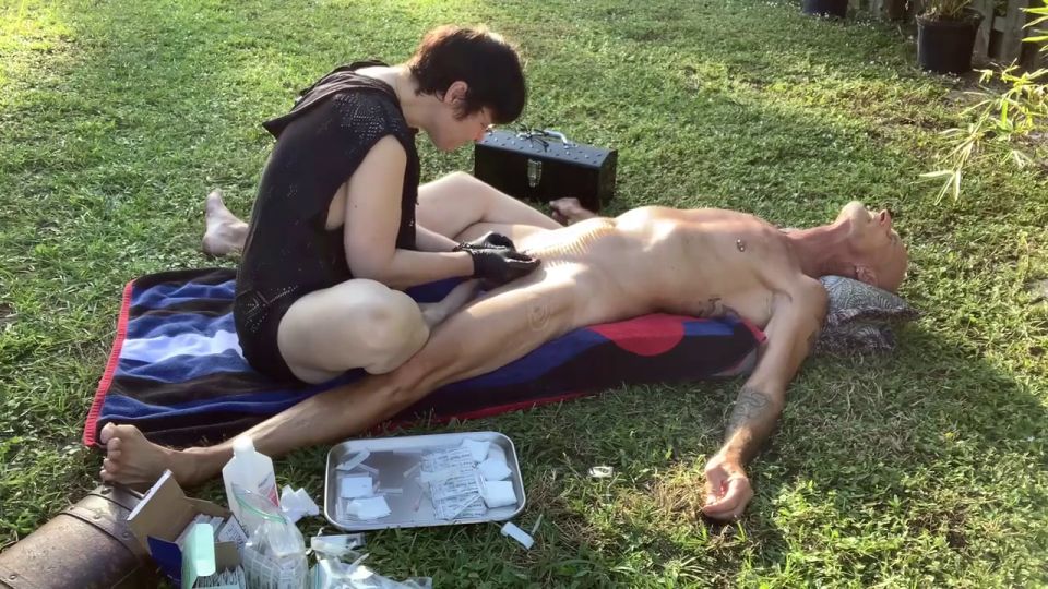 Balls Mistress Adeline starring in video ‘3hree being my pet hedgehog’ (Femdom porn)