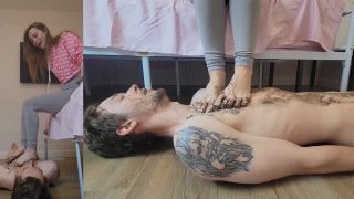 online clip 26 larkin love femdom gangbang xxx | Honeypotproductions: Dirty Foot Trample | stomping-1