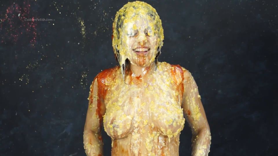 Custom Fetish - Sage Really Gets Rae Messy Food Cam 1 - Fetish