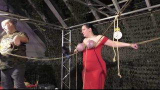 breastsinpain comPublic Tit Torture for Titslave Cat-8