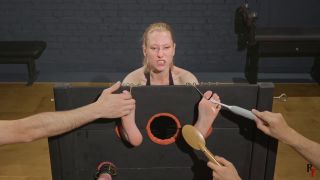 RFStudioProduction Frida Foot Tickling for Cute and Sensitive Blonde in Big Stocks (Feet porn)-0