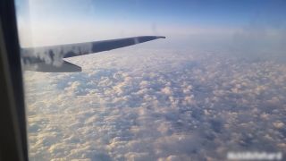 Airplane Sucking Dick And Masturbatings - Public-1